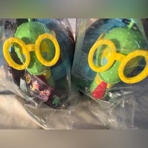 NIB-Disney Parks official inchworm sippy cup carrying strap,sealed never opened